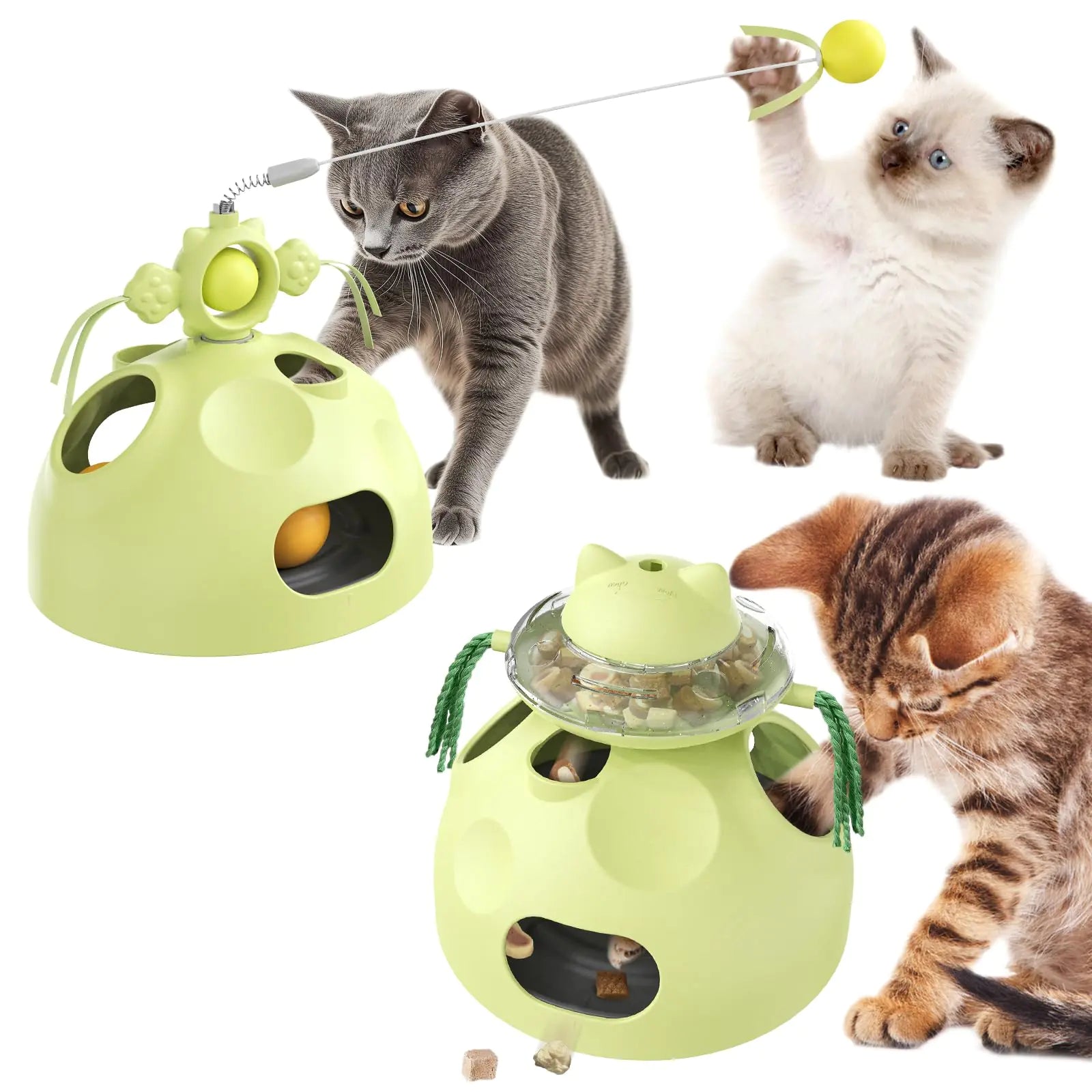 Interactive Cat Track Ball Toy