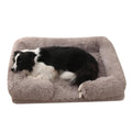 Plush Dog Bed with Washable Cover